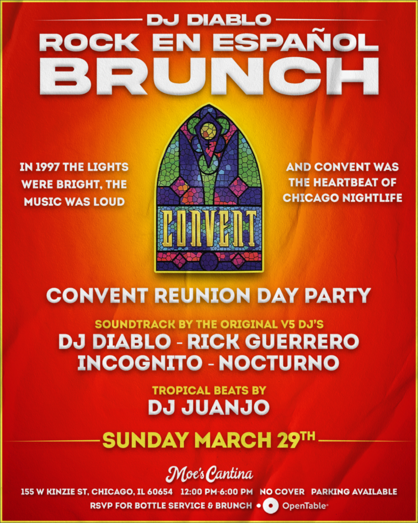 Dj Diablo Rock en Español Brunch